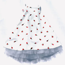 Load image into Gallery viewer, small rose buds bow back dress