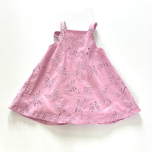 Load image into Gallery viewer, Broderie Anglaise Bow-back dress