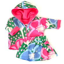 Load image into Gallery viewer, Big floral A-line skirt