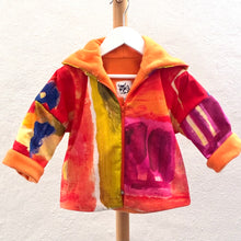 Load image into Gallery viewer, Big Paint zip-front hooded jacket