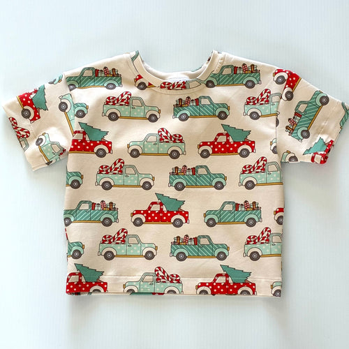 Truck oversized short sleeve t-shirt