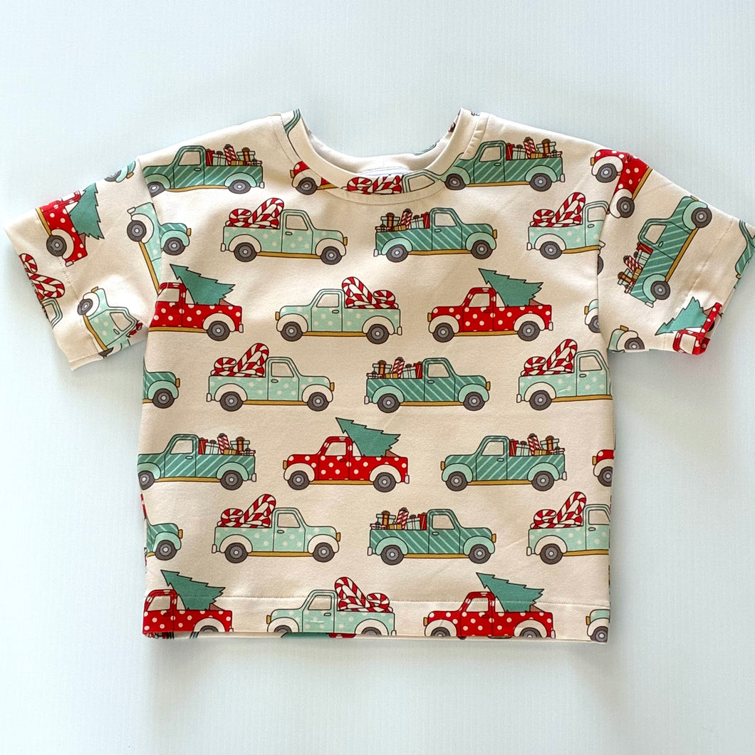 Truck oversized short sleeve t-shirt