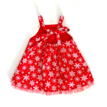 Load image into Gallery viewer, Christmas bow-back dress