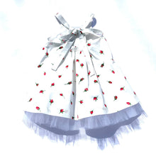 Load image into Gallery viewer, small rose buds bow back dress